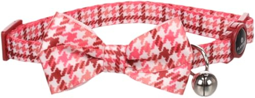 Flamingo Katze Halsband mit Schleife Ceasar Rot 20-35cm 10mm