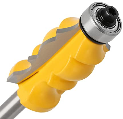 1PC 6mm 1/4Shank Special Moulding Bit Carbide Molding Router Bit Trimming Wood Milling Cutter for Woodwork Cutter Power Tools(6.35mm Shank)