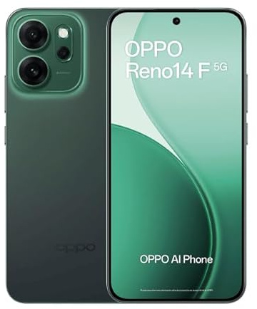 OPPO Reno14 F 5G 8GB-256GB Verde (Luminous Green) Dual SIM