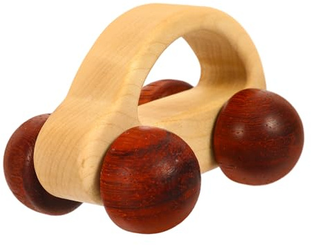 BESPORTBLE Macchinina in Legno per Giocattolo da Spingere per Ragazzo Ragazza Maniglia Ergonomica e Liscio Training Presa per Auto per Ragazzo Ragazza Sicura e Facile da Impugnare