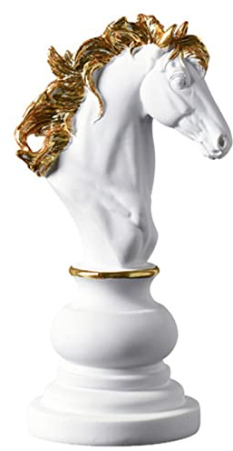 Vynetra Schachstatue, Dekoration, Schreibtisch-Ornamente, Kunstvitrine, Dekoration, Zubehör, Schachfiguren, Skulptur, Ornament, Statue, Stück Figuren