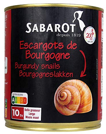Sabarot - Escargots de Bourgogne 10 douzaines 465g