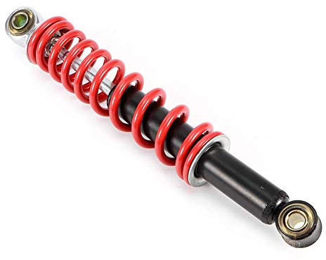 Schockabsorber ATV, Vorderer hinterer Stoßdämpfer für - Dirt Pit Bike ATV Go Kart Motorrad, Edelstahl Stoßdämpfer vorne hinten 270mm Dämpfer