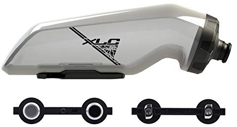 XLC MRS Trinkflaschen Set angewinkelt, 650ml,transparent,inkl Fidlock Adapter