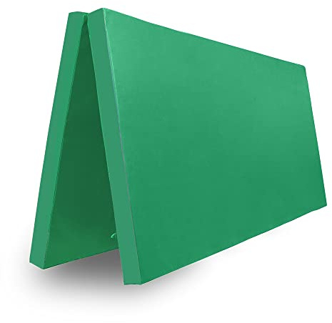 Grevinga Klappbare Turnmatte 200x200x6 cm – Faltbare Gymnastikmatte für Fitness, Yoga & Sport – Rutschfest & Platzsparend – RG 35 – Made in Germany