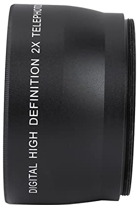 2X Teleobjektiv, 58MM 2X Vergrößerung Universal Teleconverter Teleobjektiv für Kameras Zubehör, 2-fache Vergrößerung, High Definition, Leichtgewicht, Praktisch