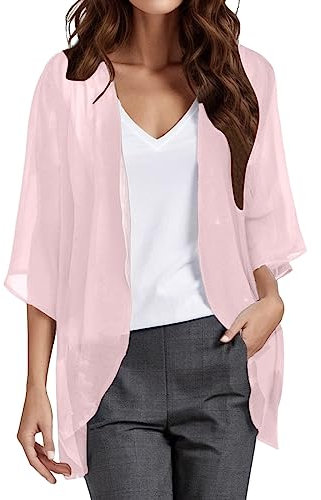 Fulidngzg Damen Bolero Festlich Leichte Zum Kleid Kurzblazer Kurzarm Kurz Schwarz Dünne Jacke Spitze Strickbolero Häkel Crop Elegante Cardigan Strickjacken