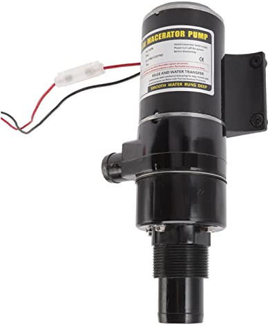 HEEPDD Pompe à Eaux Usées, Empêche Le Colmatage Installation Facile Traitement des Eaux Usées de la Pompe de Broyage Efficace pour Le Yacht pour la Cuisine (24V)
