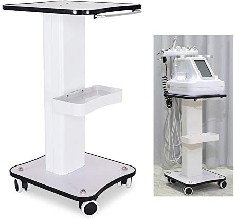 Carrello portatile per salone di bellezza, con ruote, carrello per saloni di bellezza, carrello per il trasporto con vano portaoggetti