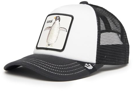 Goorin Bros. Trucker Hat Herren - Mesh Baseball Snapback Cap - The Farm, Schwarz (Tuxie), Einheitsgröße