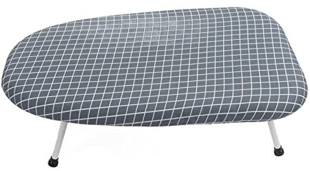 Mini Tabla de Planchar Plegable, Tabla de Planchar Portátil, Pequeña Tabla de Planchar para Habitación (Tela Escocesa Azul clásica)