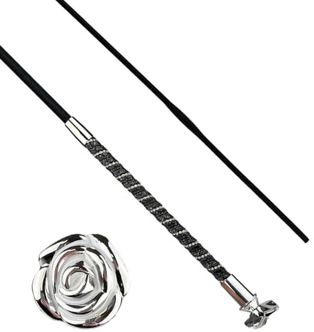 Horsenjoy Dressurgerte Rose 110 cm (Schwarz)