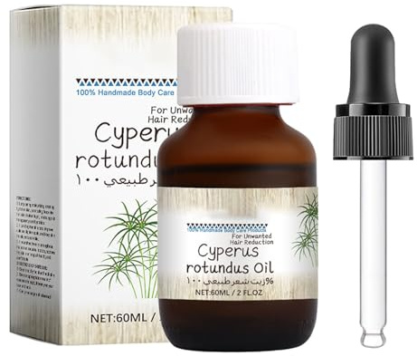 Cyperus Rotundus Oil, Pure Cyperus Oil for Hair Removal, Cyprus rotundus Oil Natural for Reducing Body Hair Growth (1)