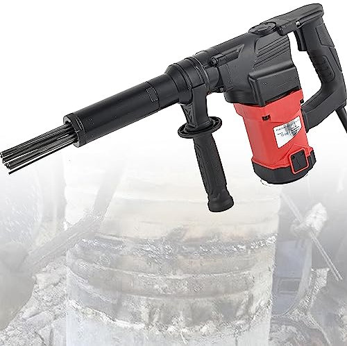 YYLHJW Aguja eléctrica, Aguja eléctrica de Grado Industrial de Alta Potencia de 1100 W Pistola de desoxidación de Aguja de Mano cinceles eléctricos