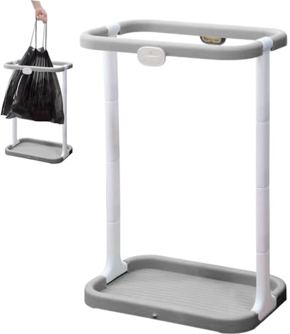 Porte-sac De Poubelle - Support De Support Pliable | Porte-sacs De Poubelle | Cadre Du Sac Poubelle | Organisateur De Sac Poubelle Pliable Pour Les Déchets | Porte-sacs À Feuilles De Jardin À Usages À