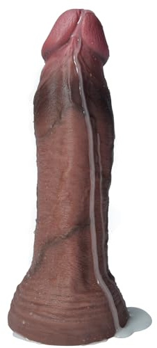 BDSMAGE Dildo réaliste en silicone liquide, Gode Réaliste pour Femme avec Ventouse, Jouet sexuel pour adultes, Anal dildo butt plug sextoyse pour homme femme gay (S)