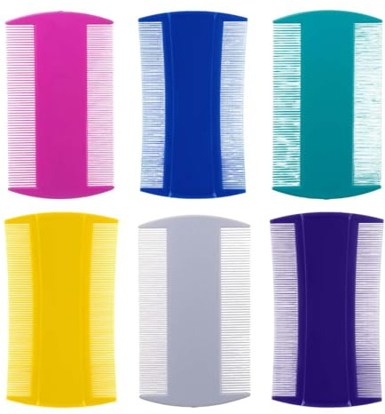 MKEAWWU 6 Peigne Anti Poux,Pour Les Enfants,Les Adultes Et Toute La Famille,Il Peut Également Servir De Peigne Anti Puces Pour Chat,Prévenir Les Puces Et Les Tiques