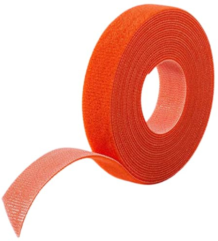 Grippa 25mm Orange Reusable Hook & Loop Strap – Extra-Strong Adjustable Cable & Storage Tie for Industrial Use, Power Tools, Heavy Leads & Warehouse Organisation (1 Metre)