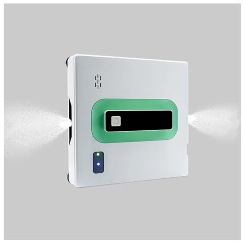 OUHFCASN Robot Elettrico for la Pulizia dei vetri con Getto d'Acqua Automatico, Telecomando, lavavetri for vetri e Piastrelle di edifici Alti più modalità di Pulizia