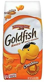 Pepperidge Farm Goldfish Baked Snack Crackers Cheddar - 187g - 2 Pack