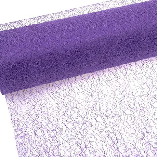 Spiderweb - Mesch - Tischläufer - Tischband - 30cm Lavendel - Rolle 25m - 67 006-R 300
