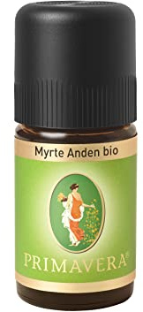 PRIMAVERA Ätherisches Öl Myrte Anden bio 5 ml - Aromaöl, Duftöl, Aromatherapie - entspannend, klärend - vegan