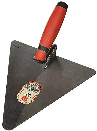 Stubai 4250062K Truelle de maçons berlinoise Tirol avec col-de-cygne/manche bi matière, Noir/rouge/argent, 260 mm