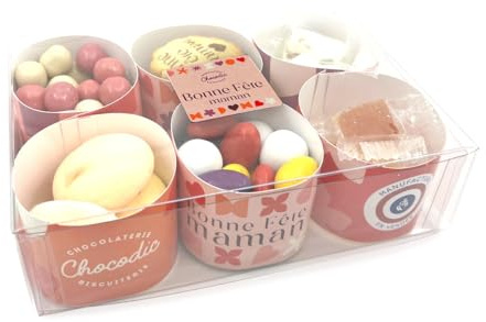CHOCOLAT FETE DES MERES - COFFRET 6 TIMBALES 250G - CHOCOLAT FETE MAMAN