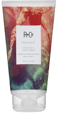 R+Co High Dive Moisture and Shine Crème | Deep Hydration + Softens + Eliminates Frizz | Vegan + Cruelty-Free | 5 Oz