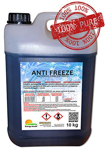 ANTIGELO CONCENTRATO PURO 10 LT PER CIRCUITI DI RAFFEDDAMENTO E RISCALDAMENTO