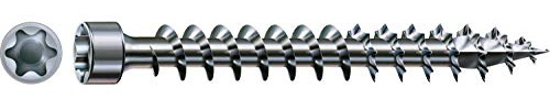 SPAX Holzbauschraube IN.FORCE, Zylinderkopf, WIROX, T-STAR plus, Holzschraube (6x160 mm, 50 Stück)