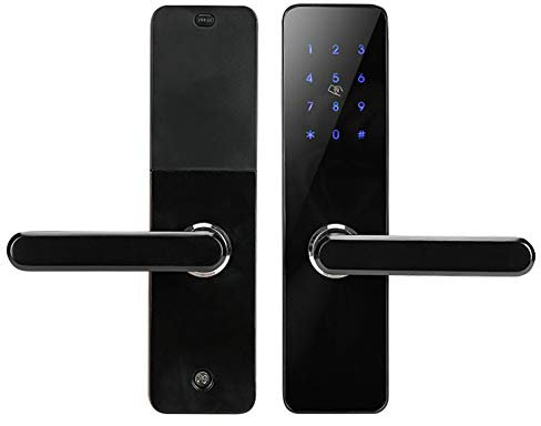 Digitales Türschloss Smart Home Türschloss APP + Passwort + RFID + Schlüsselentriegelung, kompatibel mit und Home Voice Control