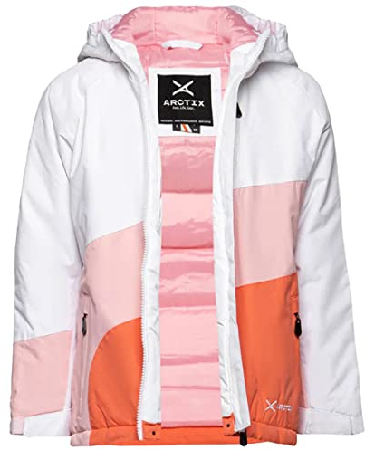 Arctix Kids Frost Insulated Winter Jacket, White, Medium
