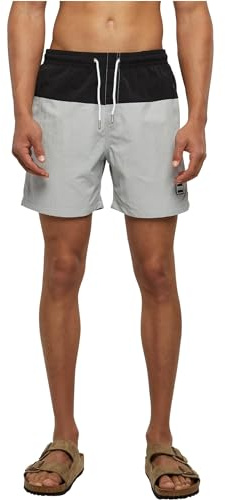 Men Tb1026-Block Swim Shorts 1 Lightasphalt/Black 4Xl