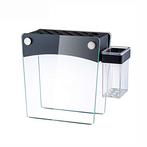 Porte-Couteau en Verre - Porte-Couteau de Cuisine Support de Rangement d'outils Porte-Outil de Table Multifonctionnel Porte-Couteau Noir