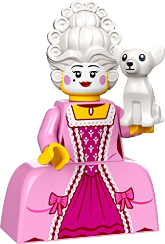 LEGO Minifiguren zum Sammeln, Serie 24 Rokoko Aristokraten mit Hund 71037 (verpackt)