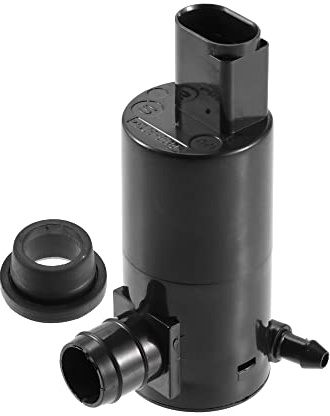 QUARKZMAN Auto Scheiben Waschpumpe Für Toyota Yaris 2006 1 Stück | Farbe Schwarz, OE-Nr. 85330-0D050, Material Kunststoff Metall Gummi, 2-Pin, Größe 9.7x5.7x4.5cm, Inklusive Gummiring
