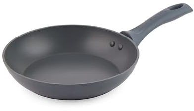 Salter BW12258EU7 Marino 24cm Frying Pan – Non-Stick Cookware, Induction Suitable, PFOA-Free, Forged Aluminium, Use Little/No Oil, Healthy Cooking Egg/Omelette/Pancake, Soft-Touch Handle