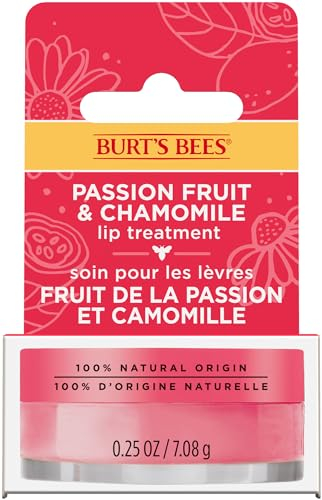 Burt's Bees Nourishing Passion Fruit & Chamomile Lip Mask, Intense Lip Repair with Ceramides & Ultra-Conditioning Oils, 7.08g