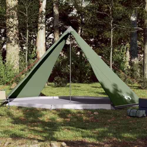 LAPOOH Tipi-Familienzelt 8 Personen Grün Wasserdicht, Caming Zelt, Camping Tents, Camping-Zelt - 94582