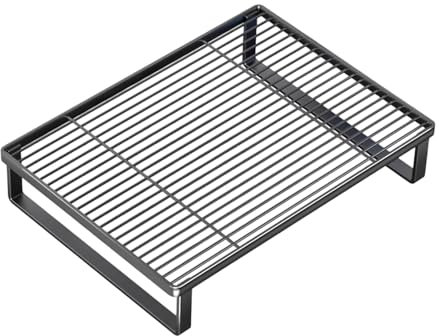 perfk Kitchen Gas Stove Stand Microwave Stand Microwave Oven Rack Gas Stove Support Bracket for Kitchen, Black S