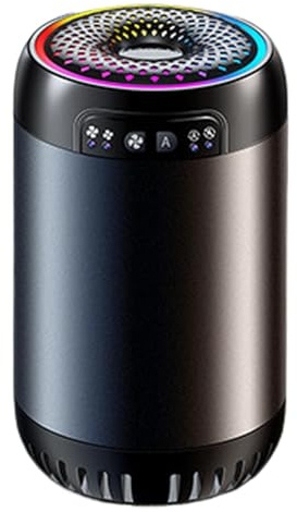 Diffuseur de parfum de voiture | Désodorisant intelligent à LED | Parfum de voiture alimenté par piles, parfum portable avec lumière pour enlever les odeurs