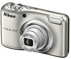 Nikon Coolpix A10 Camera Kit Silver (Renewed)