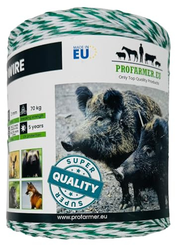 Weidezaunlitze 500m für den Weidezaun Wildschutzzaun mit Kupferleiter Wildschwein Ziege
