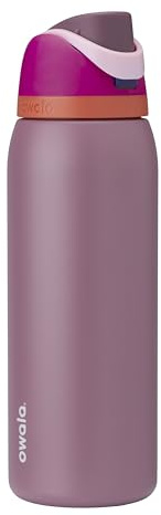 Owala FreeSip Stainless Steel Insulated Water Bottle with Straw for Sports Travel School BPA Free Sports Water Bottle,40oz Crown Jewel