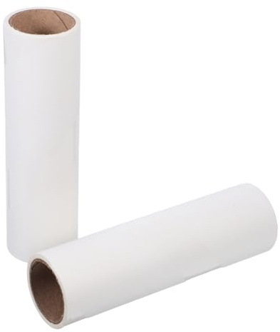 WEKADRIN 2rollen Fusselroller Nachfüllpackung Tierhaar Entferner Rolle Klebende Fusselrolle für Kleidung Möbel Teppiche Rolle Papier Material