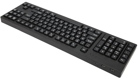 Bediffer Micro-USB-Tastatur für Linkshänder mit 109 Tasten, Ergonomischem Layout für Buchhaltungsdesigner