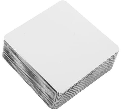 TOPPERFUN 25 Piezas Unidades de Bases para Tartas de Papel Cuadradas Blancas Tableros de Gruesas y Resistentes para Fiestas y Cumpleaños