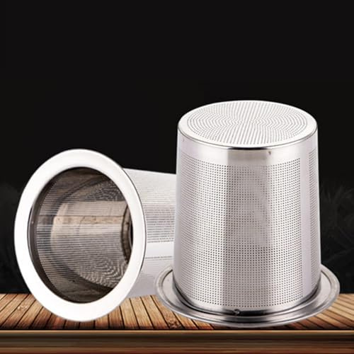 2 Pièces Filtre À The, Passoires À Thé Pour Thé En Vrac, Infuseur The En Acier Inoxydable, Filtre Infuseur A Théière De Grande Capacité, 7 * 5.4 * 6.2cm, Pour Théière Filtres
