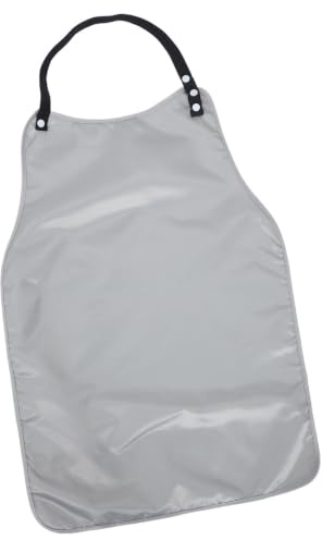 Abaodam Bavoir Adulte Imperméable Réutilisable avec Récupérateur de Miettes Protection Repas Large pour Personnes Âgées Lavable et Confortable avec Ajustement Doux